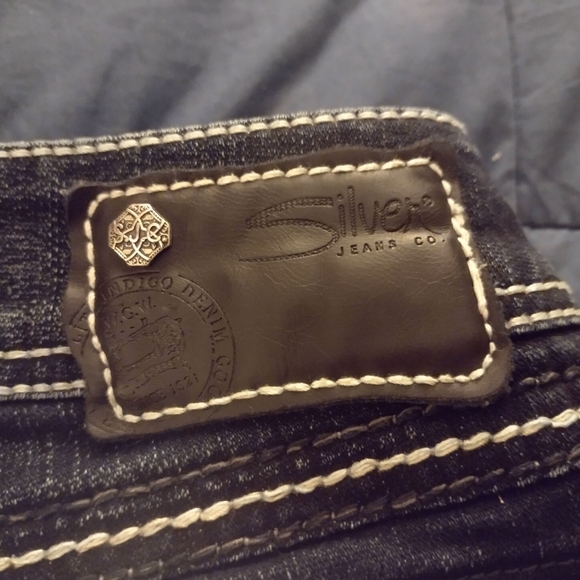 Silver Suki Flap Bootcut Jeans Size 27 - Picture 8 of 9